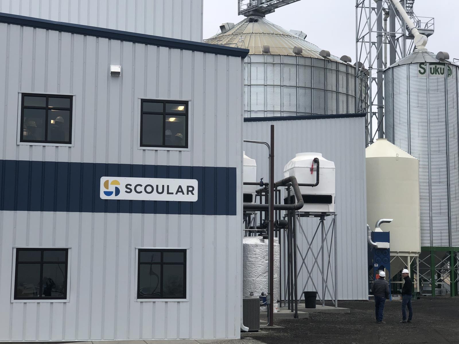 A ribbon-cutting ceremony was held Dec. 7 for Scoular’s new barley production facility in Jerome, which is shown here and will produce a new barley product. 