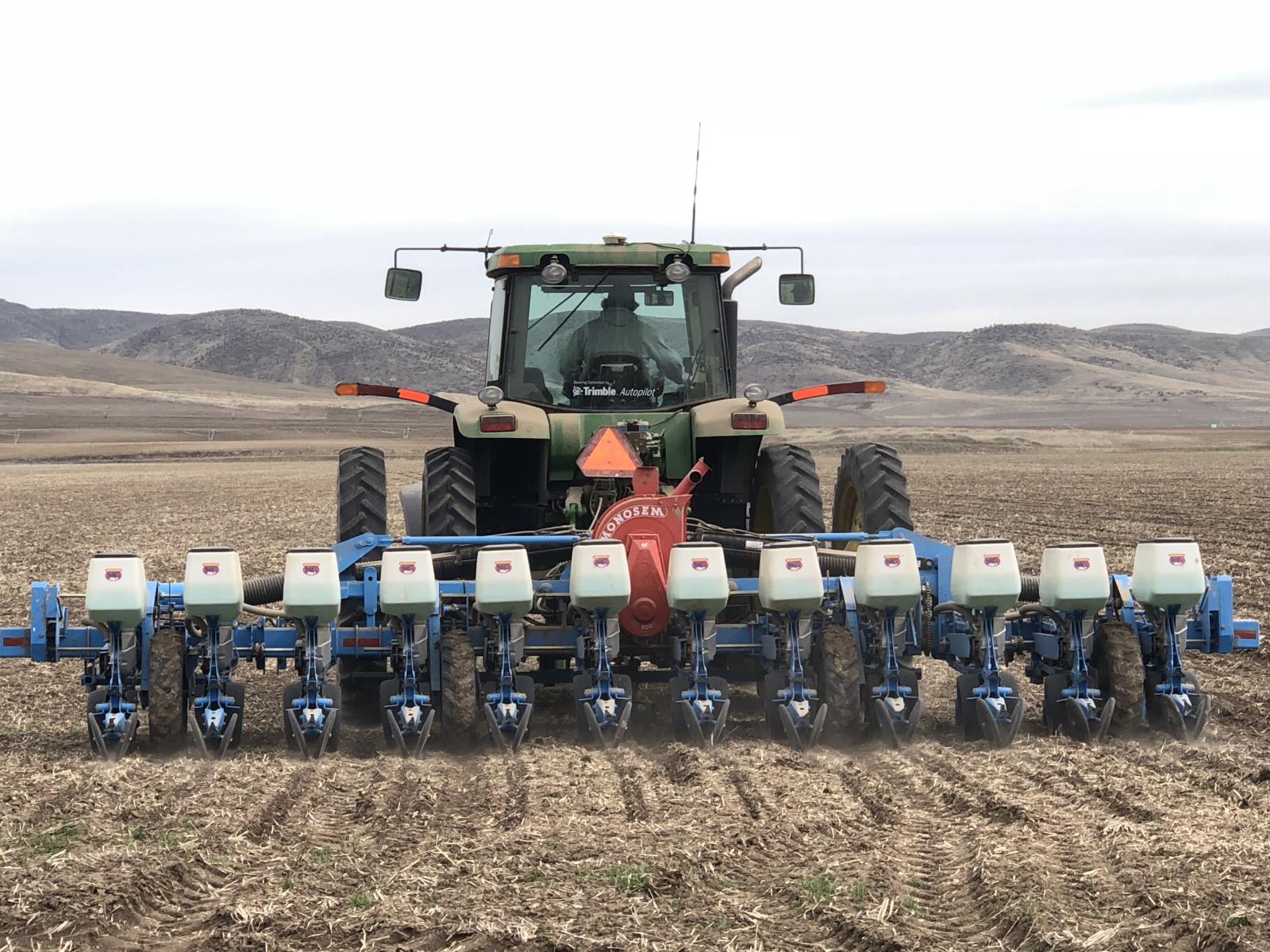 Sugar beets are planted in a field near Weiser in March. 