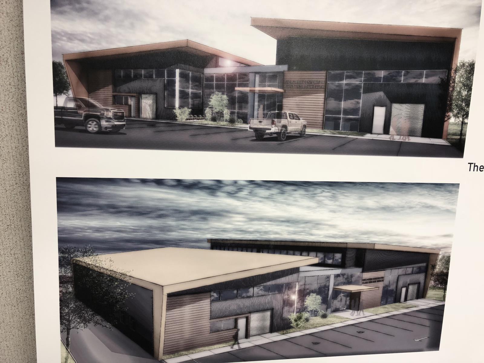 A planned $7 million renovation of University of Idaho’s Parma Agricultural Research and Extension Center, depicted here in an artist’s rendering, is one of several major CALS projects underway or recently completed. 