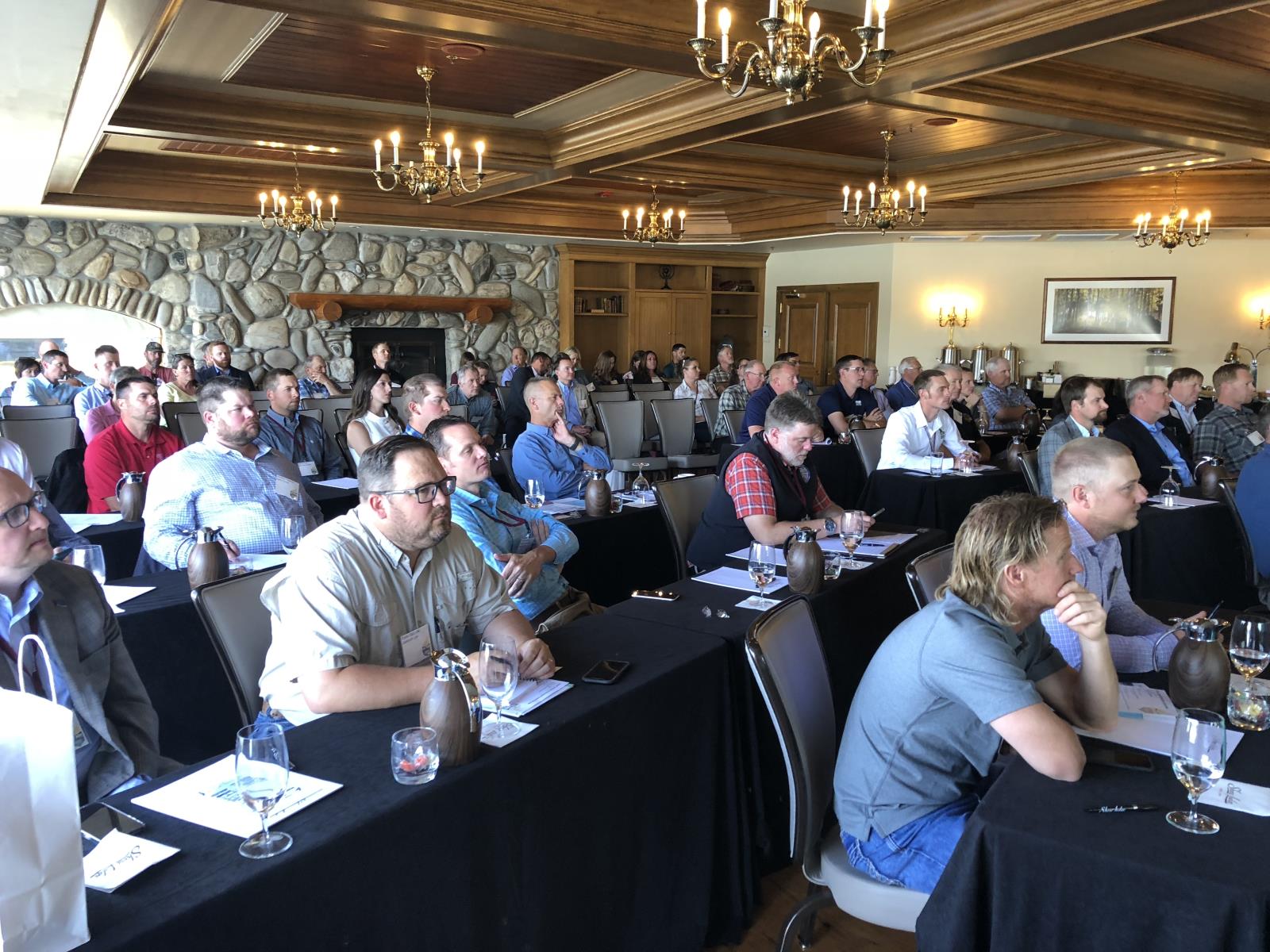 Members of Idaho’s wheat and barley industries attend the Big Dam Meeting, which was held in McCall June 1-2 to discuss a proposal that would result in the removal of the four lower Snake River dams. The dams allow for a large amount of wheat, barley and other agricultural commodities to be barged down the river to port for export to other countries.